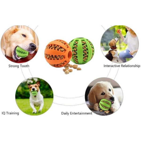 Pelota comida lenta para mascotas (7cm)