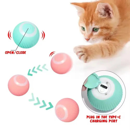 Pelota mágica para gatos...