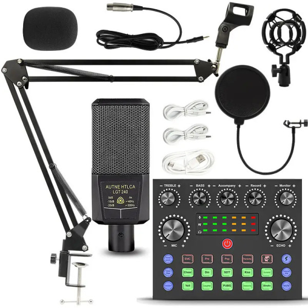 Kit de sonido para grabación gaming, streaming, podcasts